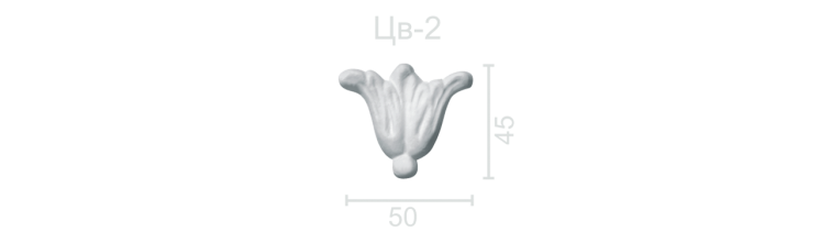 Цветы из гипса